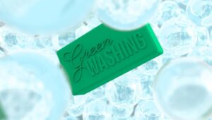 bar of green soap with greenwash written on it