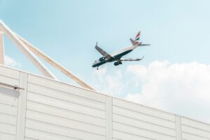 plane in sky