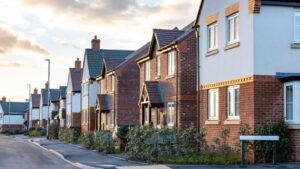 row of UK houses